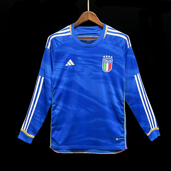 Italy Long Sleeve 23/24 Men's National Team Shirt