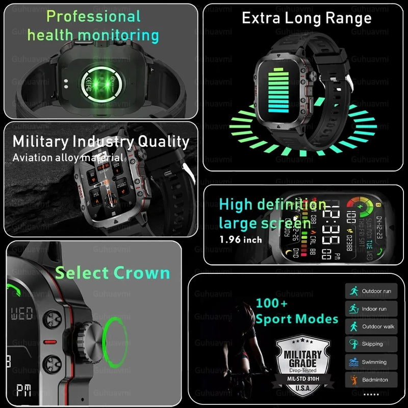 2024 New For Xiaomi Military Smart Watch Men