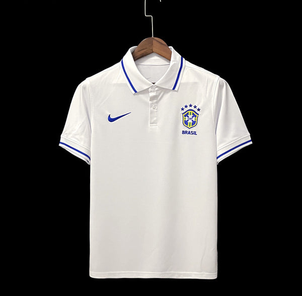 White Brazil Polo Shirt - Men's