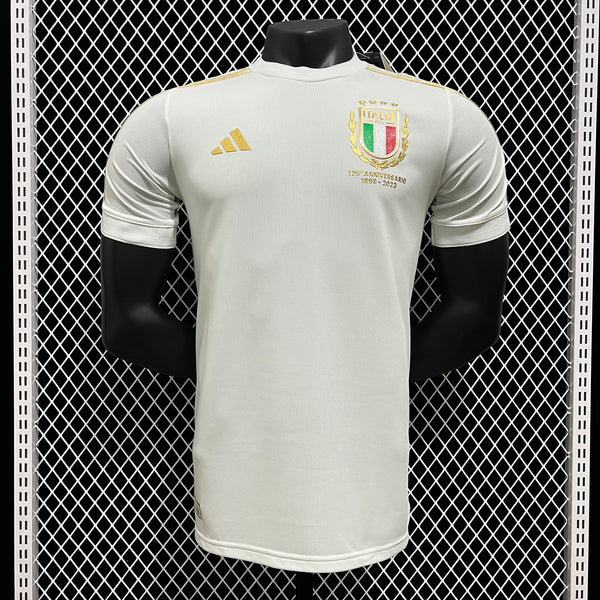 Italy 23/24 National Team Shirt Player Version Commemorative 125 years