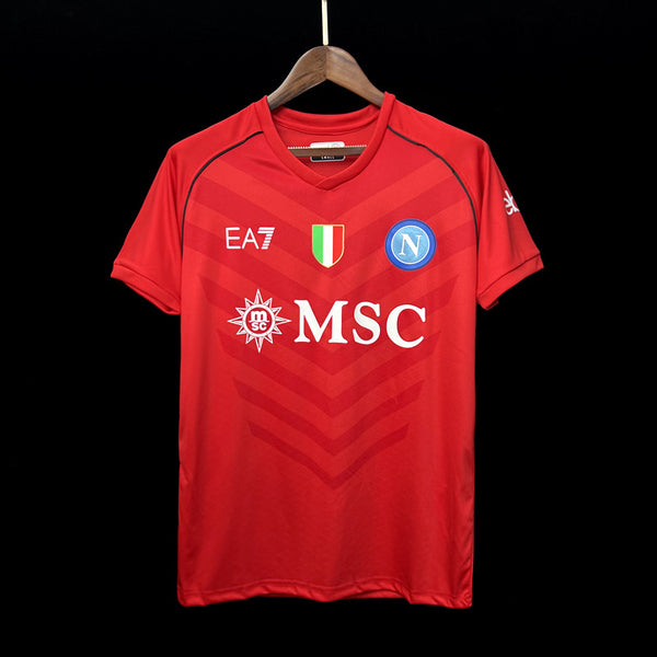 Napoli 23/24 Goalkeeper Shirt Red - Men